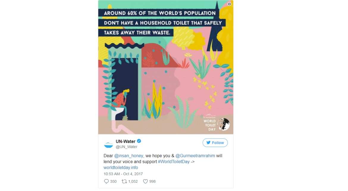 UN trolled for seeking help from Ram Rahim and Honeypreet, deletes tweet UN trolled for seeking help from Ram Rahim and Honeypreet, deletes tweet