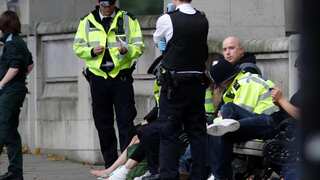 Eleven injured in car crash near London museum, terrorism ruled out