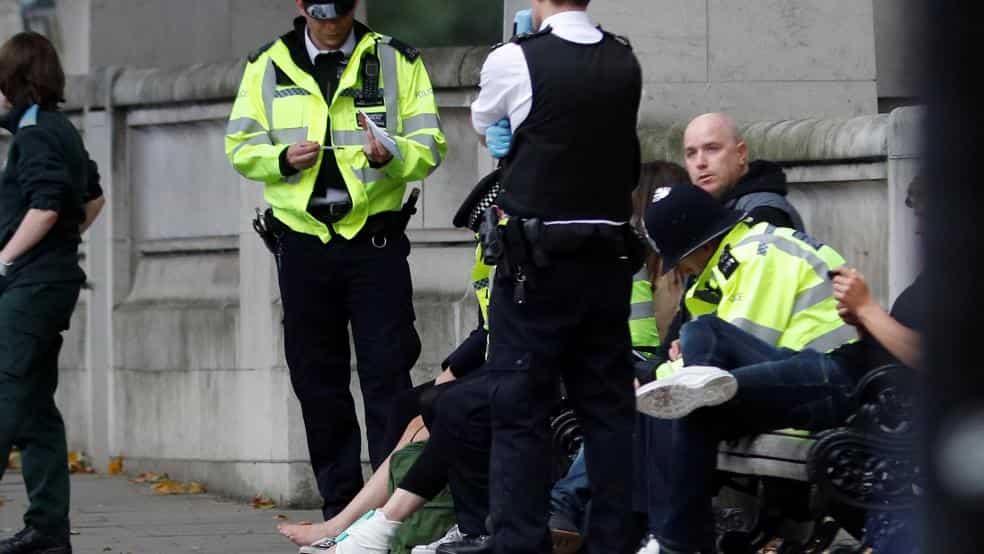 Eleven injured in car crash near London museum, terrorism ruled out