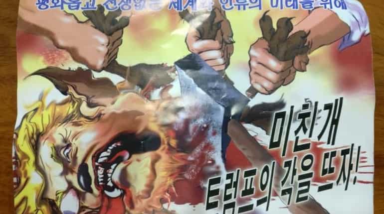 'Mad dog' anti-Trump leaflets, suspected floated in from North Korea, turn up in Seoul