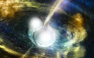 Scientists detect light from gravitational wave source