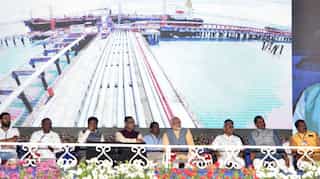PM Modi in Gujarat, inaugurates ferry service and 'dream project'