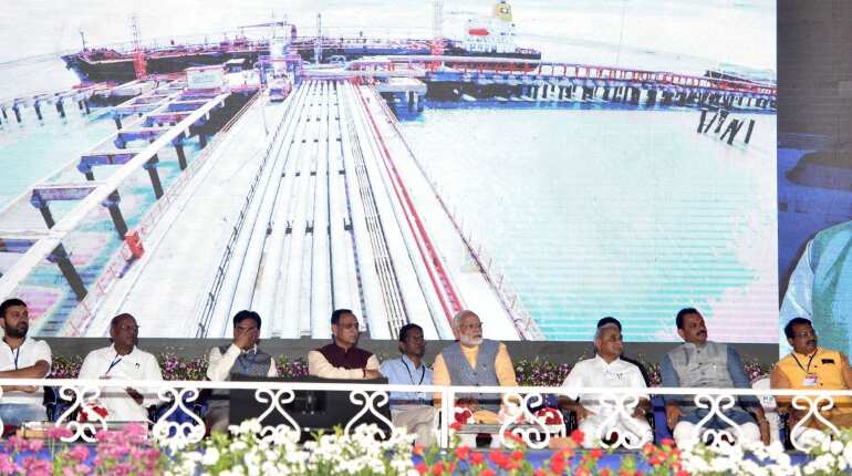 PM Modi in Gujarat, inaugurates ferry service and 'dream project'