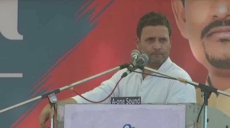 Rahul's 'Sholay' jibe at BJP in Gujarat: GST is 'Gabbar Singh Tax'