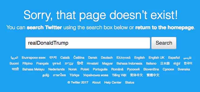 Trump Twitter account shut down by employee on last day of work