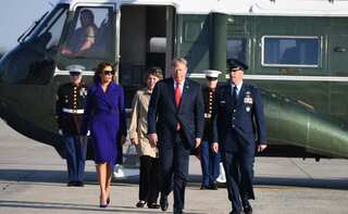 Trump makes Pearl Harbour stop en route to Asia