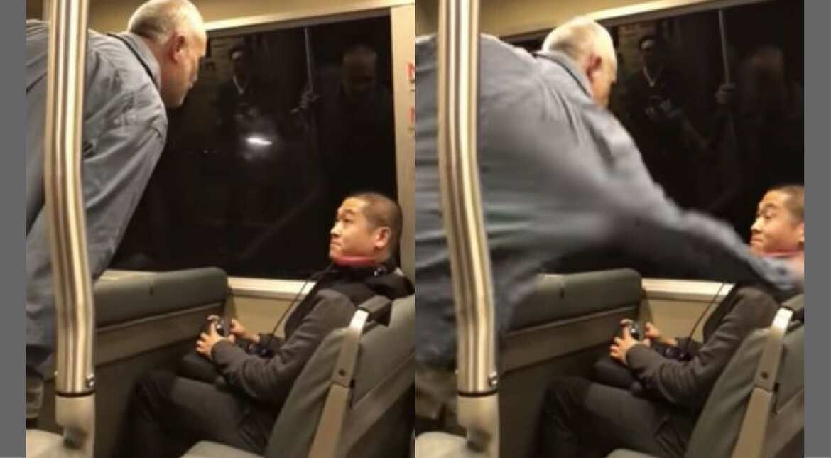 Asian man abused, assaulted on California train Asian man abused, assaulted on California train