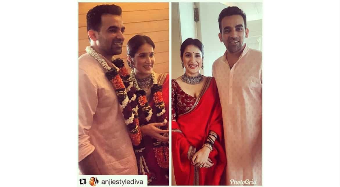 Zaheer Khan & Sagarika Ghatge get married, see pics Zaheer Khan & Sagarika Ghatge get married, see pics