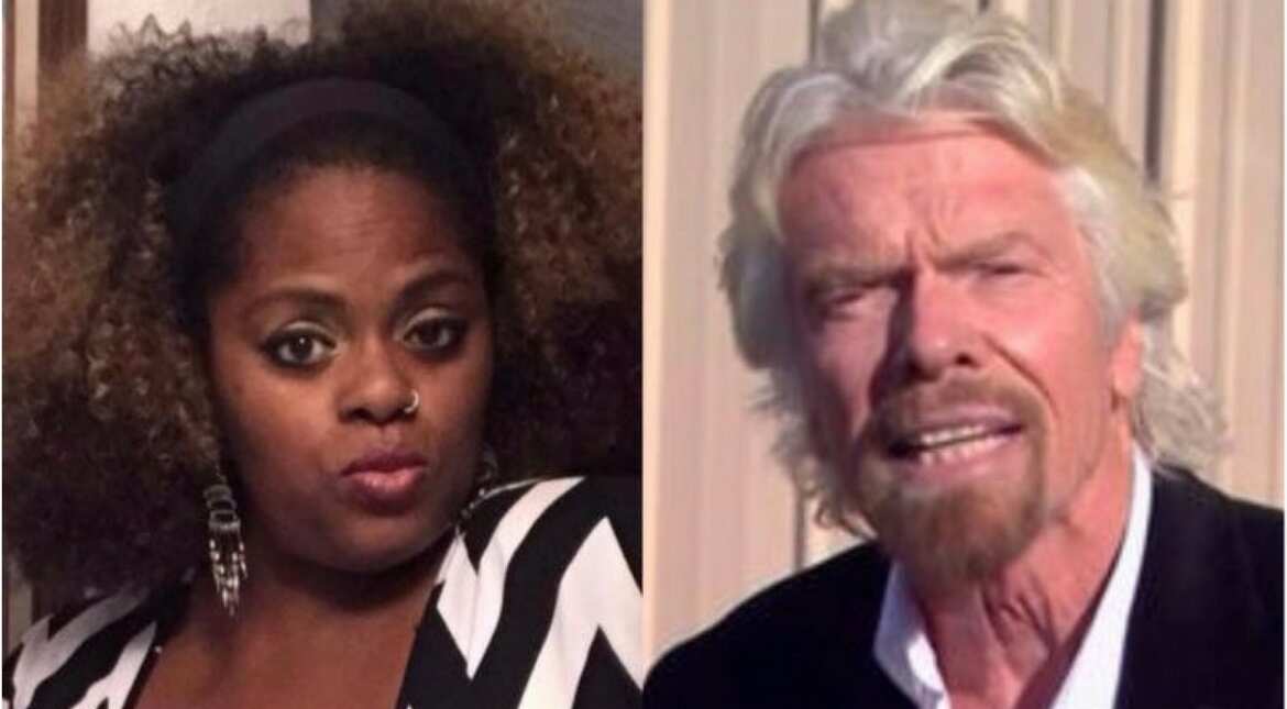 Backup singer accuses Richard Branson of sexual harassment, says he 'stuck his head between my breasts' Backup singer accuses Richard Branson of sexual harassment, says he 'stuck his head between my breasts'