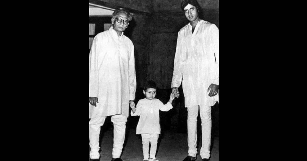 Big B on his father