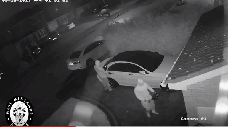 Watch: Two men steal Mercedes in under a minute without car key