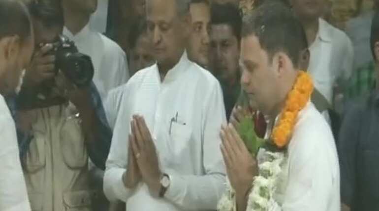 Row over Rahul Gandhi's 'religion' after visit to Somnath Temple