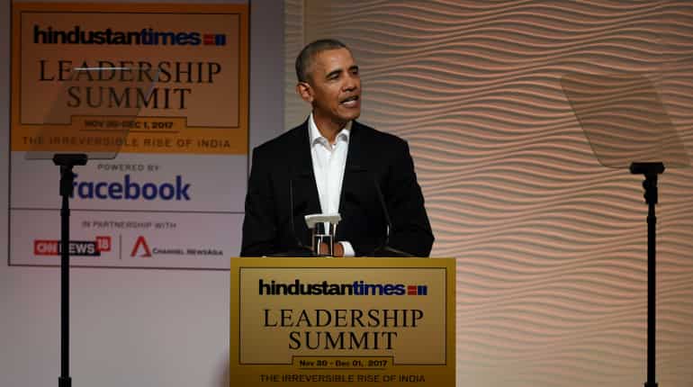 Obama digs at Trump over climate change