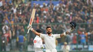 Kohli hits double ton, becomes first captain to score 6 Test double centuries