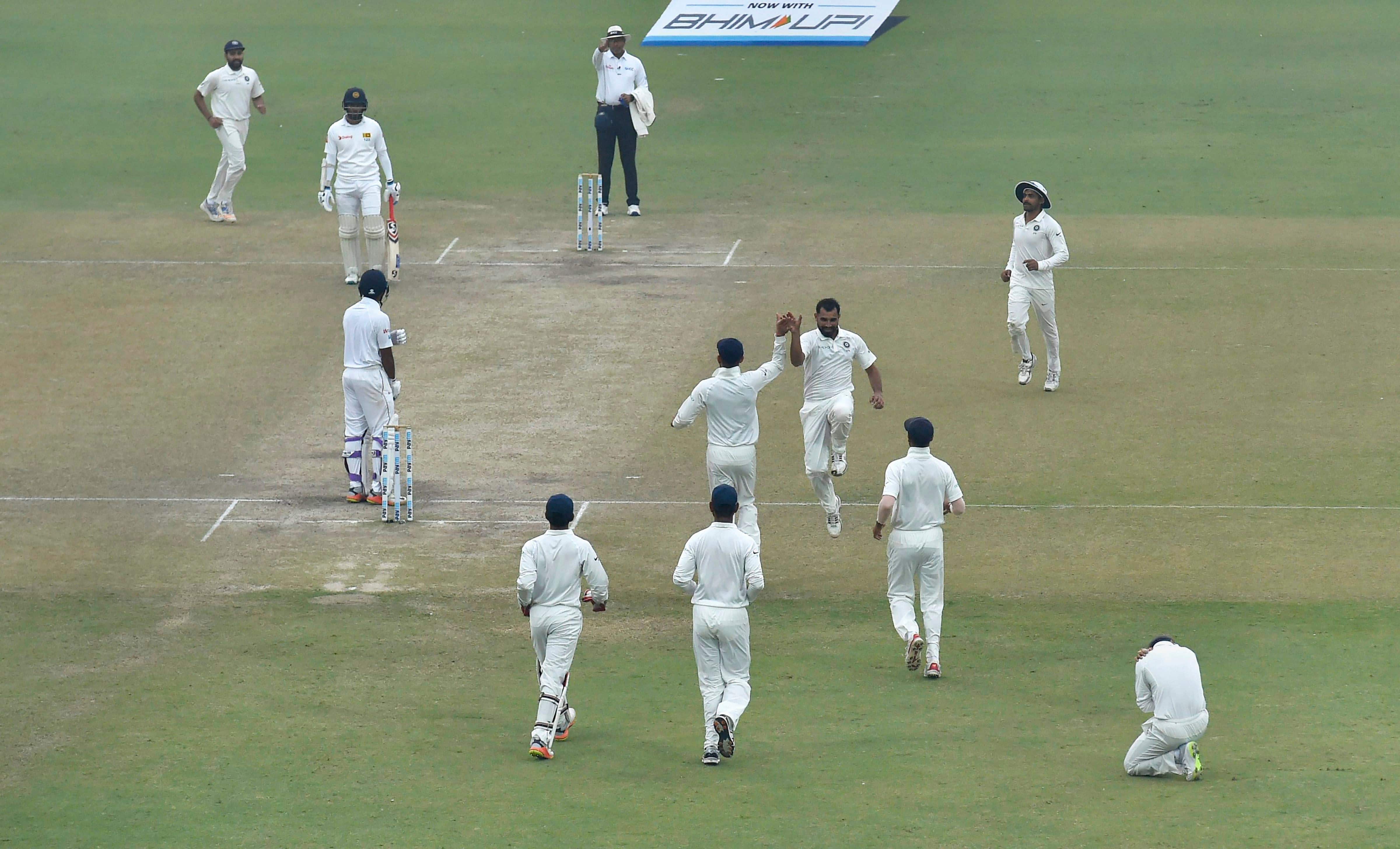 Delhi Test ends in a draw, India clinch series against Lanka Delhi Test ends in a draw, India clinch series against Lanka