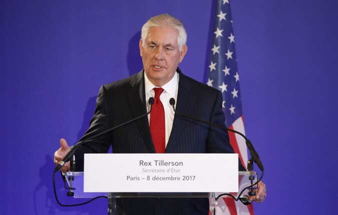 US embassy won't be moving to Jerusalem in next two years: Tillerson