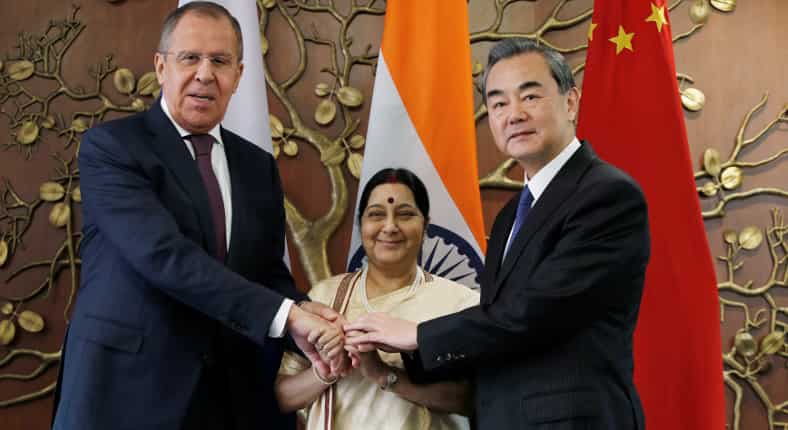 India, China, Russia trilateral meeting does not have high status in diplomacy: China daily India, China, Russia trilateral meeting does not have high status in diplomacy: China daily