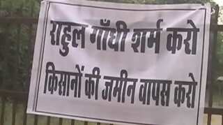 Shame on you Rahul, say farmers in Amethi