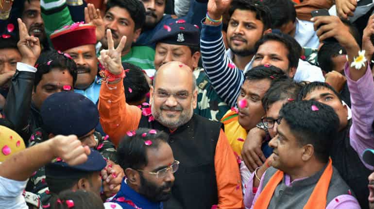 Amit Shah hails Gujarat, Himachal results; has eyes set on 2019