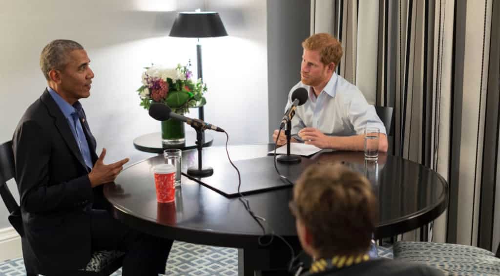 Watch: Prince Harry interviews Barack Obama for radio show