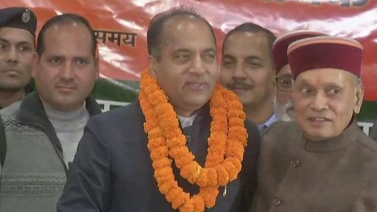 "I thank everyone, central leadership...," says Himachal CM-elect Jairam Thakur