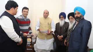 Displaced people from PoK meet Rajnath Singh, request for PoK liberation
