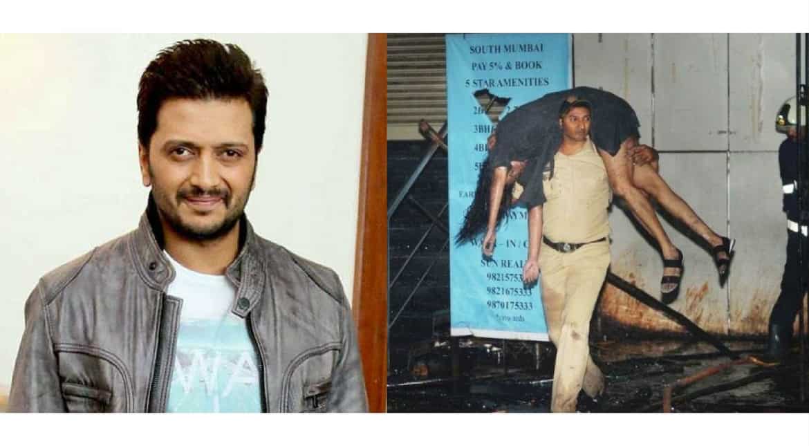 Riteish Deshmukh is a fan of Mumbai's Kamala Mills' fire hero cop Riteish Deshmukh is a fan of Mumbai's Kamala Mills' fire hero cop