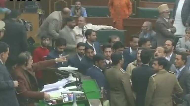 Pandemonium in J&K assembly over civilian killings, human rights violations