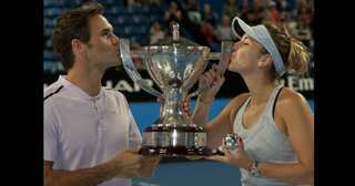 Tennis: Roger Federer and Belinda Bencic claim Hopman Cup