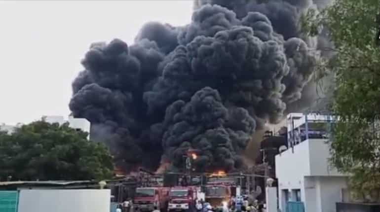 Gujarat: Huge fire breaks out at chemical plant near Vadodara, under control