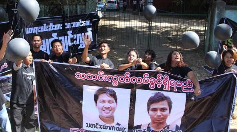 Japan wants to raise issue of detained reporters with Myanmar