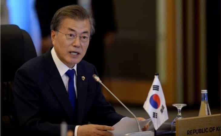 South Korea's Moon says Trump deserves 'big' credit for North Korea talks