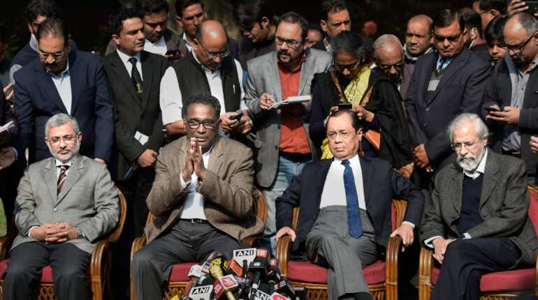 Four Supreme Court judges take on Chief Justice of India, say democracy at risk