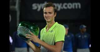 Tennis player Medvedev claims first ATP Tour title in Sydney