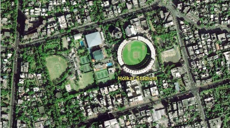 Cartosat-2 sends first image from space: Holkar Cricket Stadium