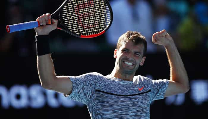 Australia Open: Grigor Dimitrov beats Nick Kyrgios to reach quarter-finals Australia Open: Grigor Dimitrov beats Nick Kyrgios to reach quarter-finals