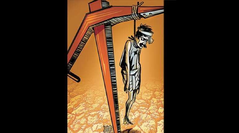 Deceased farmer's son demands sacking of ministers for`breaking promise', climbs mobile tower