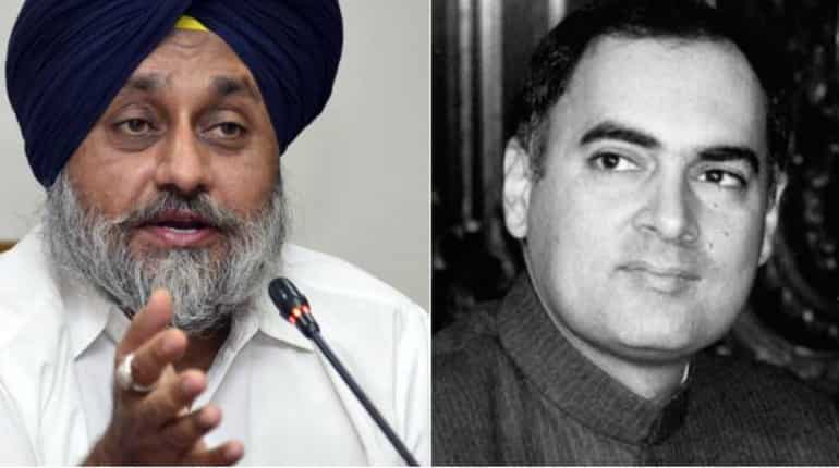 Sukhbir Badal accuses Rajiv Gandhi of fueling 1984 anti-Sikh riots