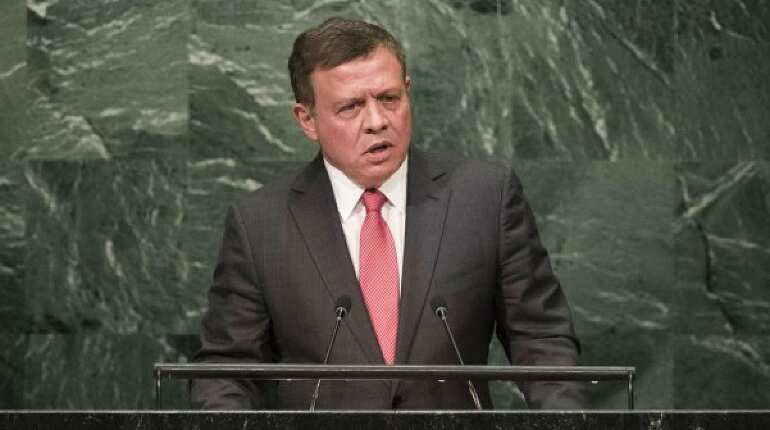 Jordan king urges world to back Palestinian rights Jordan king urges world to back Palestinian rights