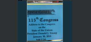 Oops: Guests invited to Trump's State of the 'Uniom'