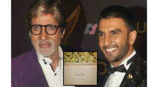 Ranveer Singh says letter from Amitabh Bachchan is his 'award'