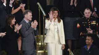 Melania shuns cameras as second woman alleges Trump affair