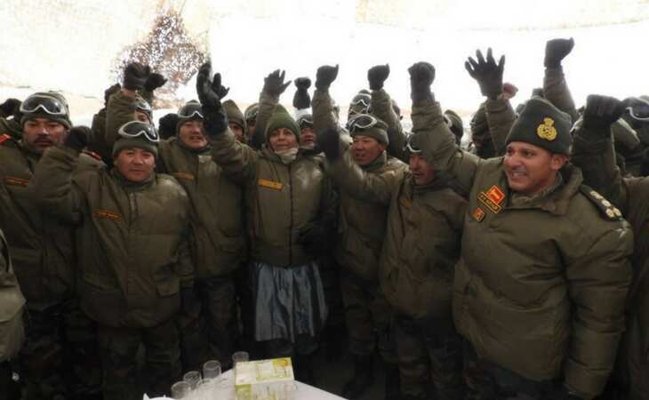 Defence minister Nirmala Sitharaman visits eastern Ladakh posts