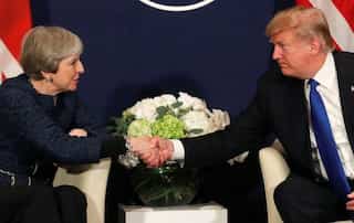 Trump, May discuss North Korea over phone call