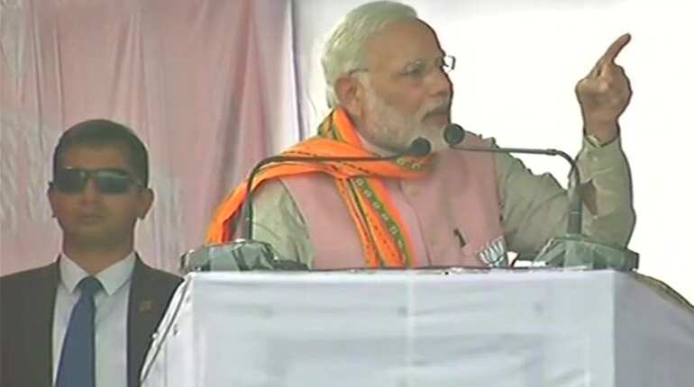 Throw Manik, embrace 'HIRA': PM tells voters in Tripura