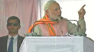 Throw Manik, embrace 'HIRA': PM tells voters in Tripura