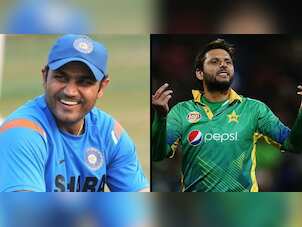 St Moritz Ice Cricket 2018: Virender Sehwag vs Shahid Afridi one more time