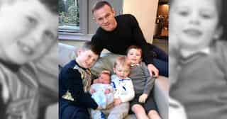 Wayne Rooney says '5-a-side team complete,' after birth of fourth son