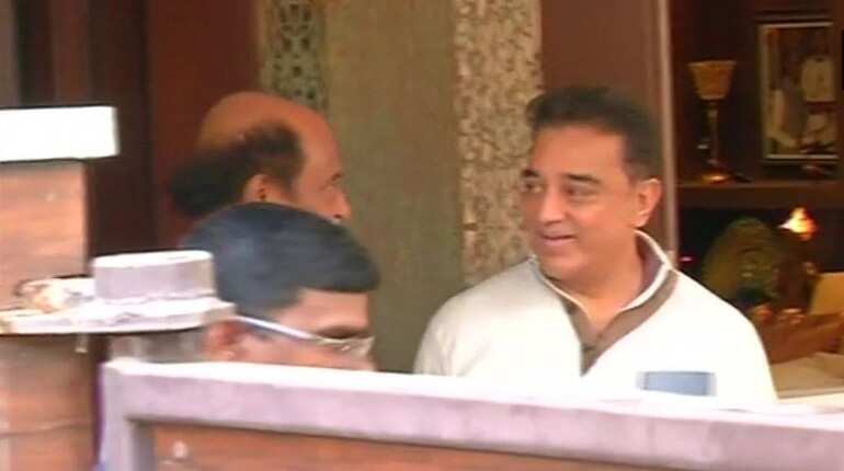 Kamal Haasan meets Rajinikanth ahead of his state tour