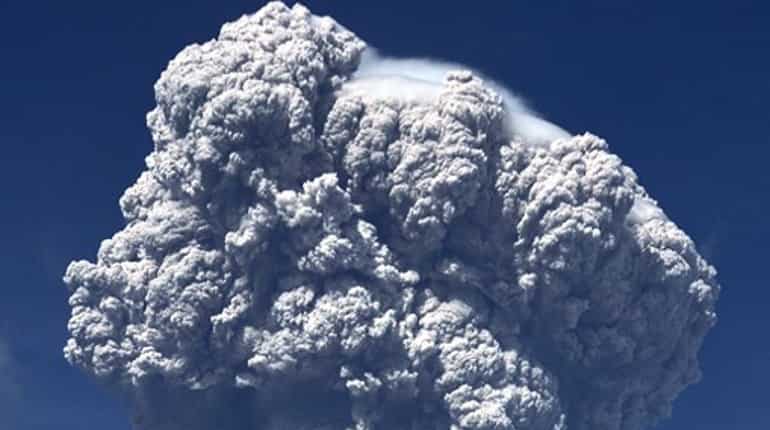 Mt. Sinabung eruption